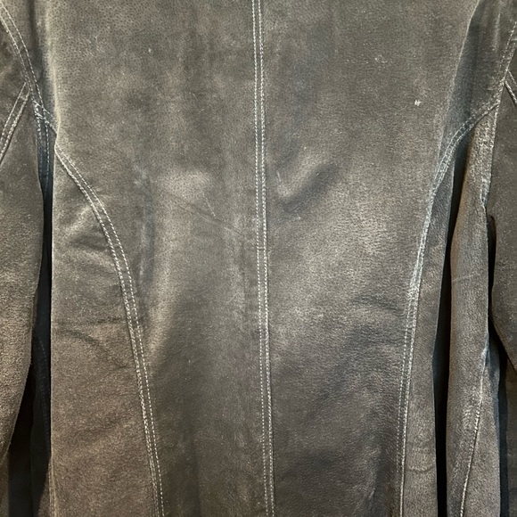 Chico’s women’s L(12) black suede jacket - Picture 4 of 16